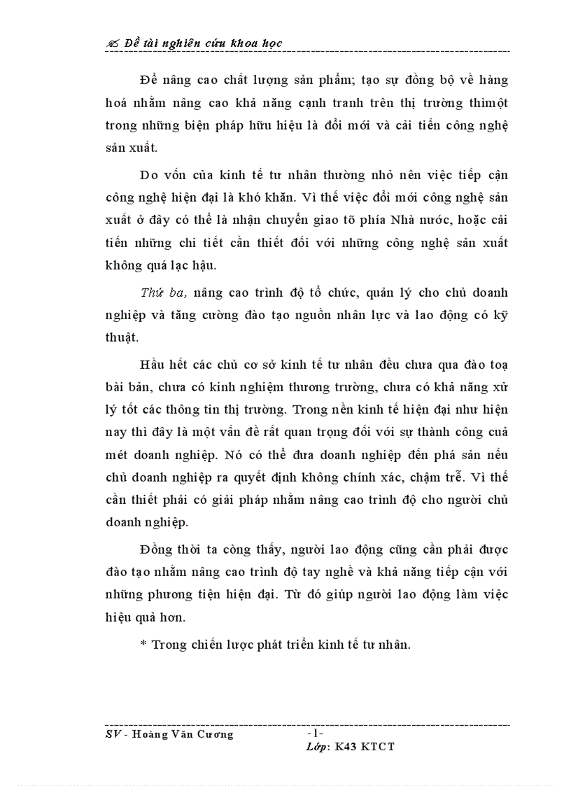 image for page Phát triển kinh tế tư nhân những vấn đề đặt ra đối với Việt Nam