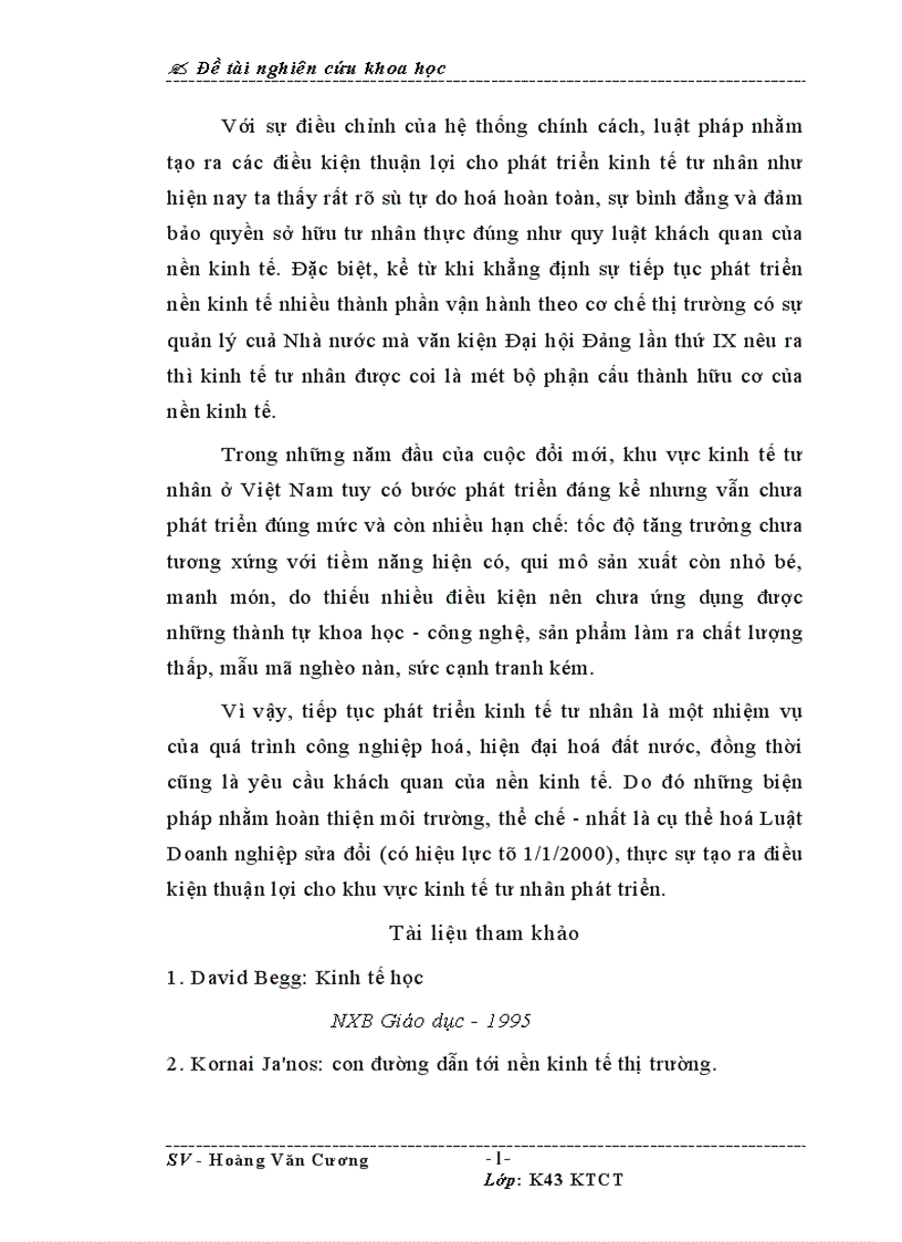 image for page Phát triển kinh tế tư nhân những vấn đề đặt ra đối với Việt Nam