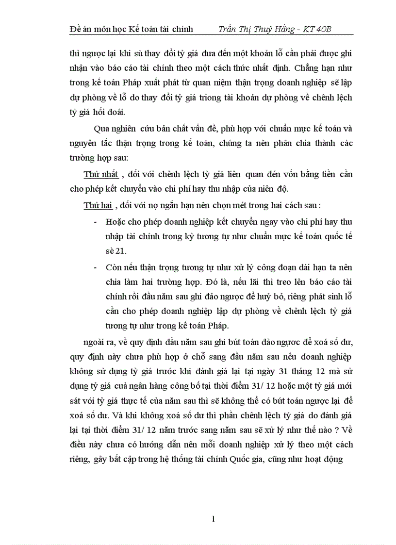 image for page Một số vấn đề xung quanh chế độ tài chính kế toán ngoại tệ và chênh lệch ngoại tệ hiện hành trong các doanh nghiệp 1
