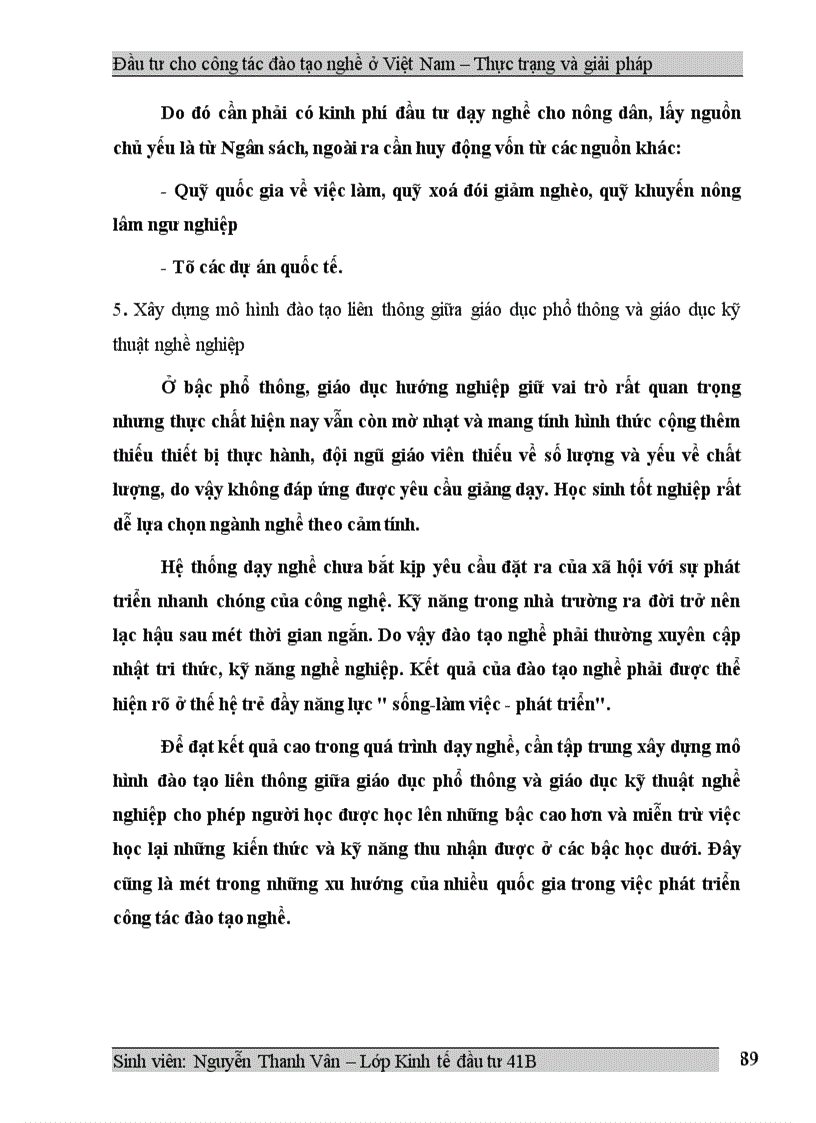 image for page Đầu tư cho công tác đào tạo nghề ở Việt Nam Thực trạng và giải pháp 1