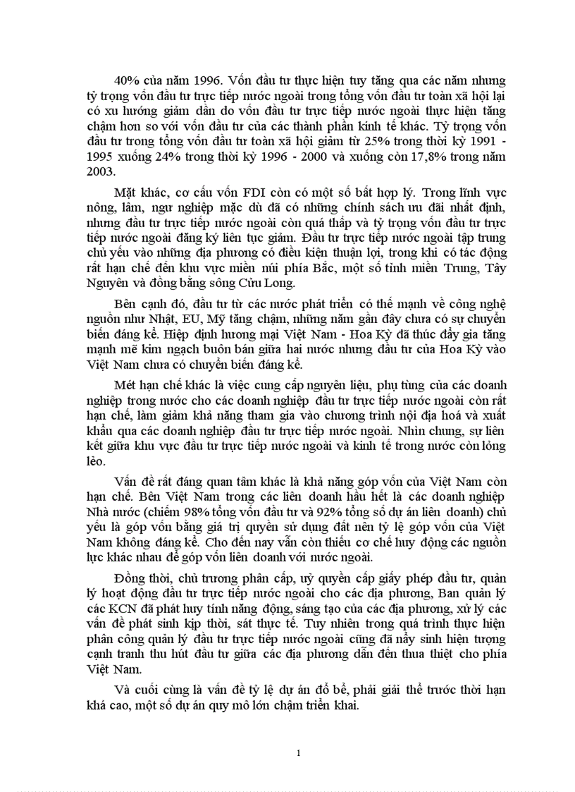 image for page Vai trò của đầu tư trực tiếp nước ngoài trong việc thúc đẩy tăng trưởng kinh tế ở Việt Nam 1