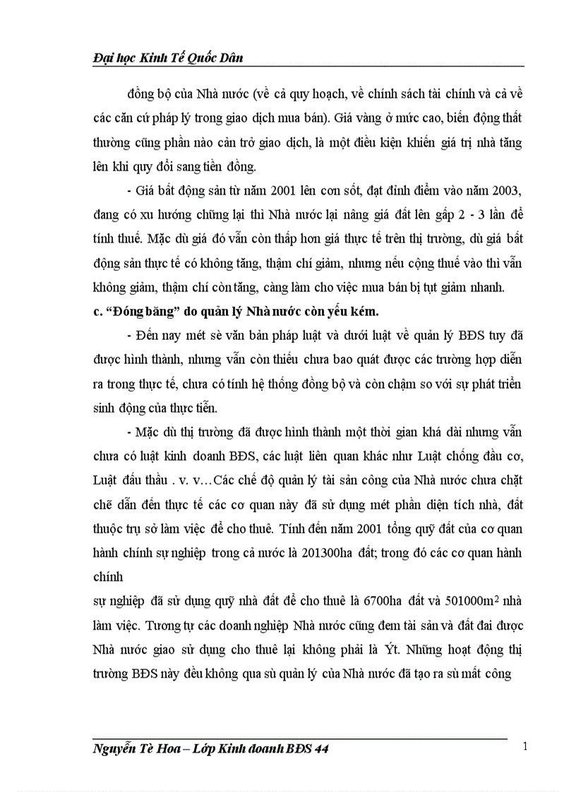 image for page Mấy suy nghĩ về hiện tượng đóng băng của thị trường bất động sản ở nước ta hiện nay
