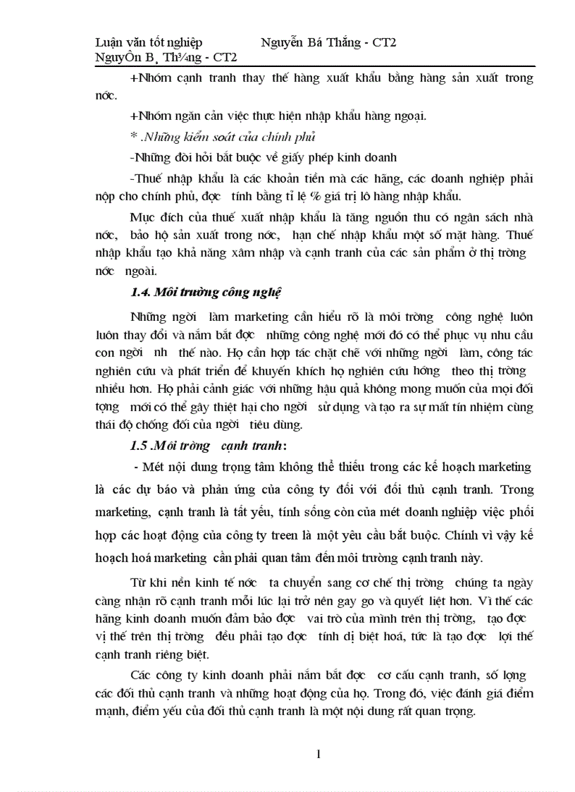 image for page Xây dựng kế hoạch marketing cho công ty trách nhiệm hữu hạn nhà nước một thành viên điện cơ thống nhất VINAWIND 1