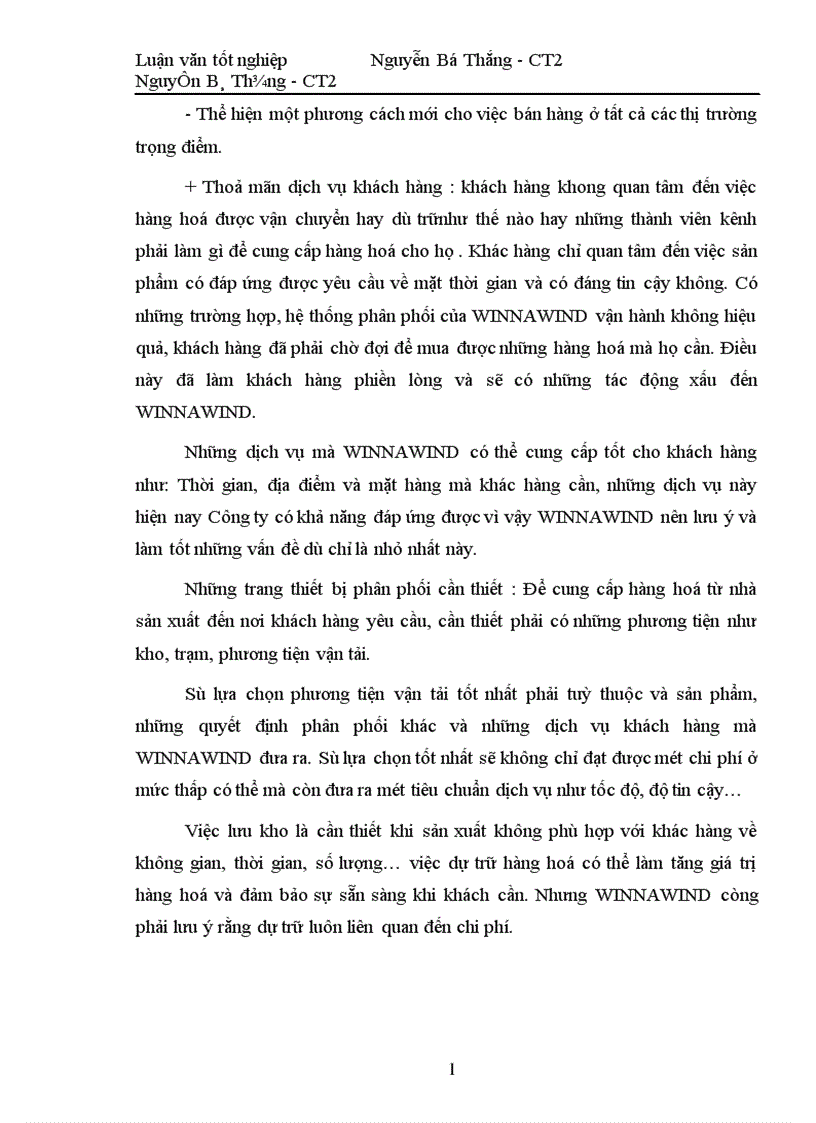 image for page Xây dựng kế hoạch marketing cho công ty trách nhiệm hữu hạn nhà nước một thành viên điện cơ thống nhất VINAWIND 1