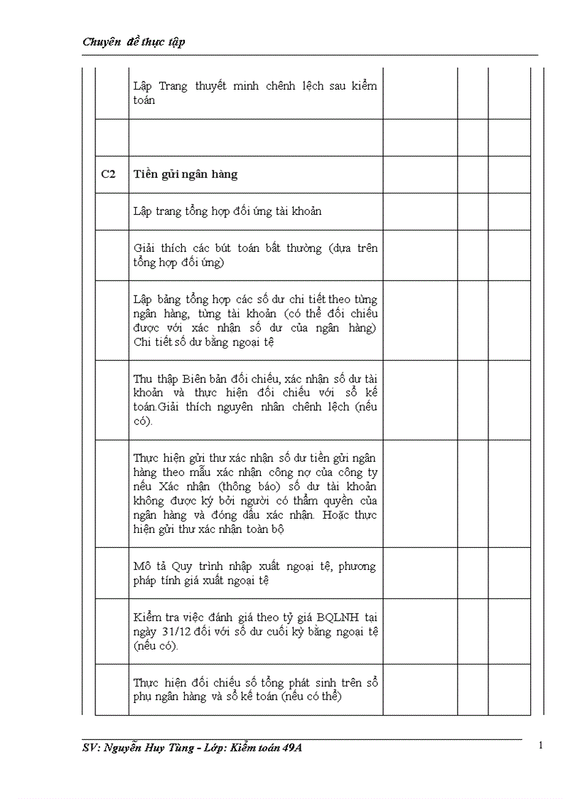 image for page Hoàn thiện quy trình kiểm toán khoản mục tiền và các khoản tương đương tiền trên BCTC tại Công ty TNHH Dịch vụ Tư vấn Tài chính Kế toán và Kiểm toán AASC 1