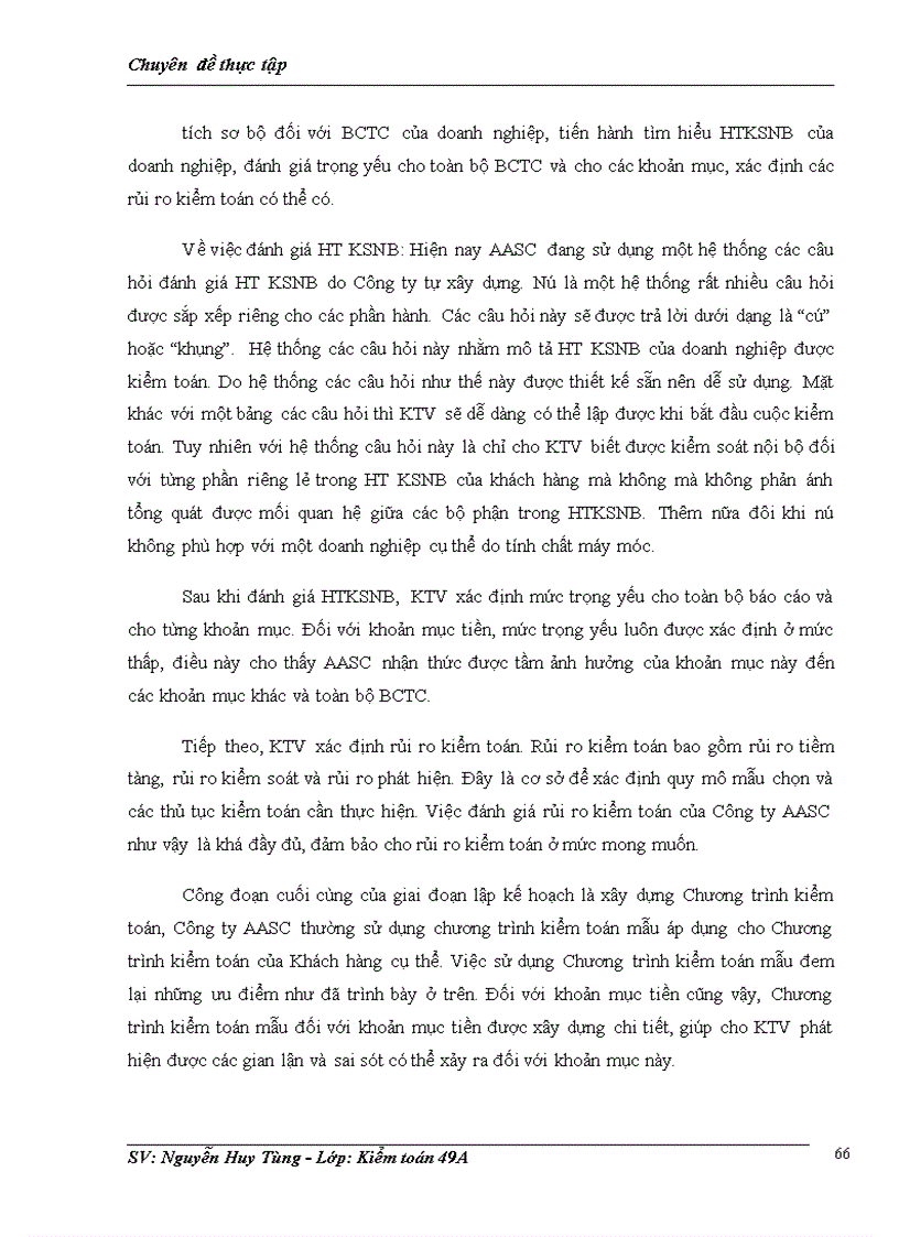 image for page Hoàn thiện quy trình kiểm toán khoản mục tiền và các khoản tương đương tiền trên BCTC tại Công ty TNHH Dịch vụ Tư vấn Tài chính Kế toán và Kiểm toán AASC 1