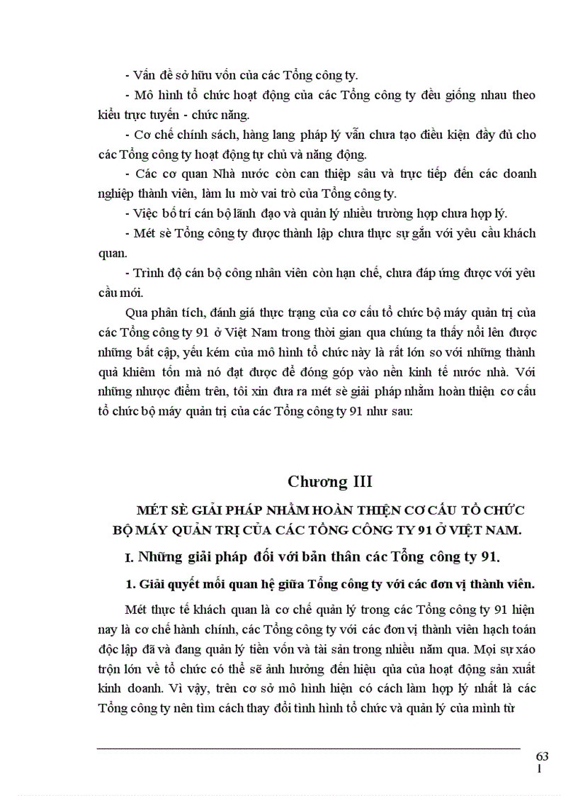 image for page Một số giải pháp nhằm hoàn thiện cơ cấu tổ chức bộ máy quản trị của các Tổng công ty 91 ở Việt Nam 1