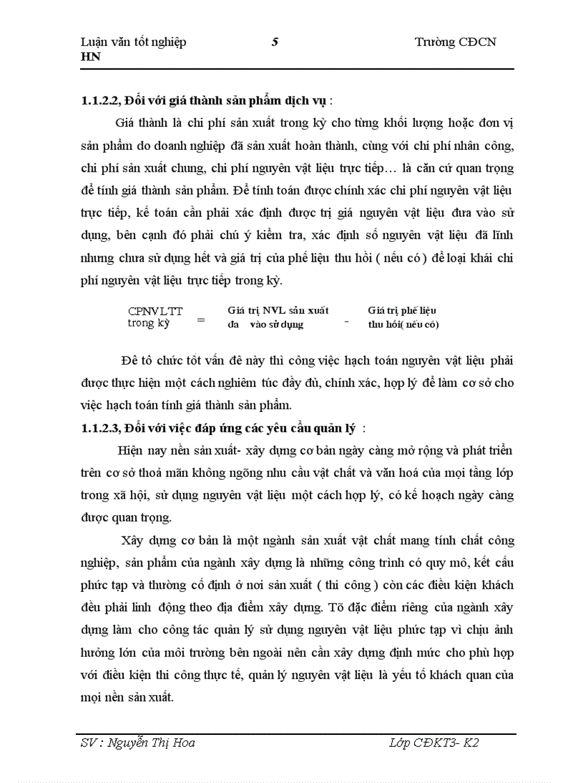 image for page Công tác kế toán nguyên vật liệu tại Xí nghiệp xây dựng công trình II 1