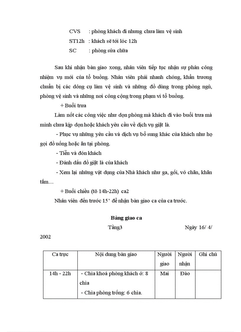 image for page Nghiệp vụ phục vụ buồng trong khách sạn