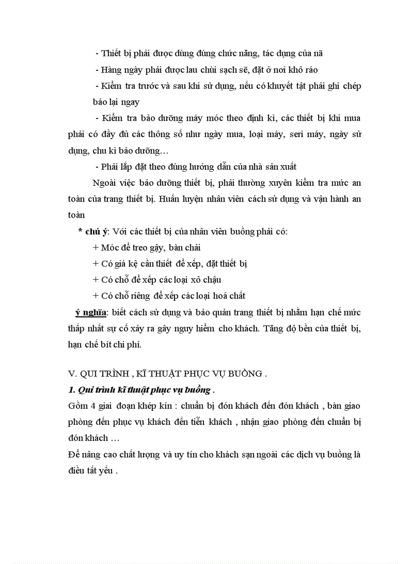 image for page Nghiệp vụ phục vụ buồng trong khách sạn