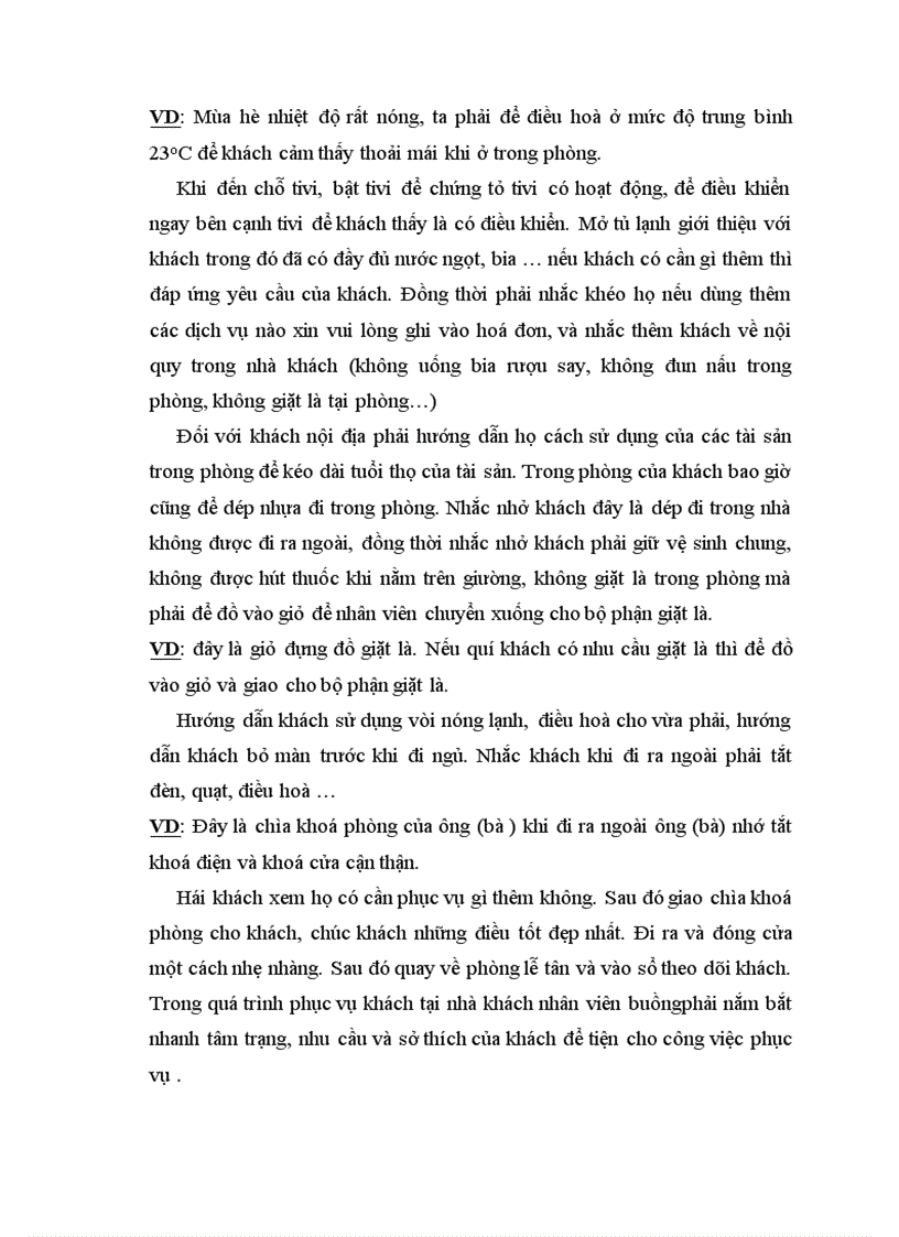 image for page Nghiệp vụ phục vụ buồng trong khách sạn