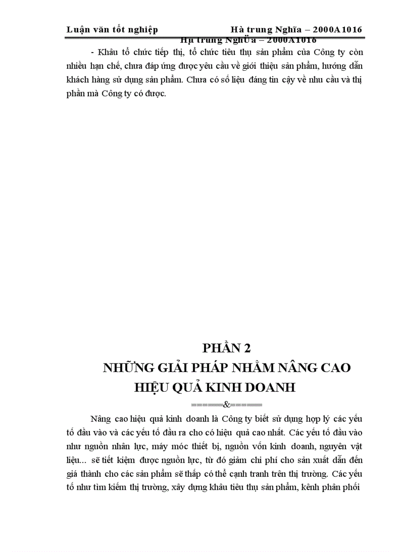 image for page Một số biện pháp nhằm nâng cao hiệu quả sản xuất kinh doanh tại Công ty TNHH Hợp tác và Phát triển Hoàng Dương