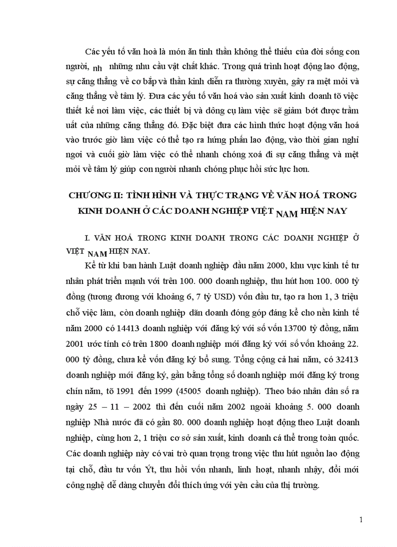 image for page Nguyên nhân phương hướng và một số giải pháp chủ yếu để đưa văn hoá vào trong hoạt động sản xuất kinh doanh ở nước ta hiện nay