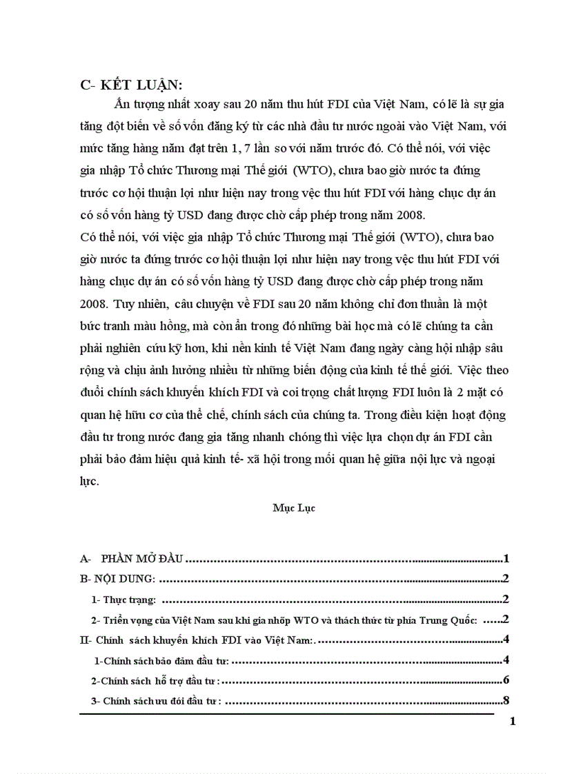 image for page Chính sách khuyến khích FDI vào Việt Nam