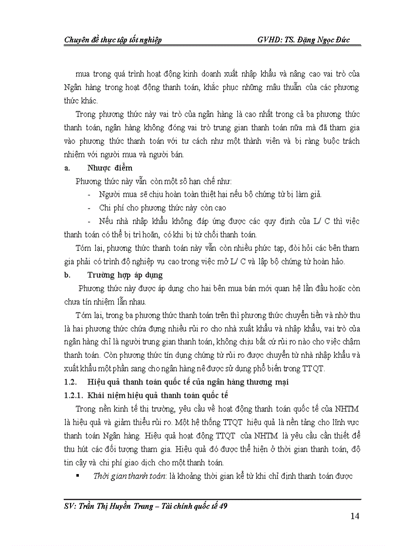 image for page Giải pháp nâng cao hiệu quả hoạt động thanh thanh toán quốc tế tại Chi nhánh ngân hàng nông nghiệp và phát triển nông thôn Tây Hà Nội