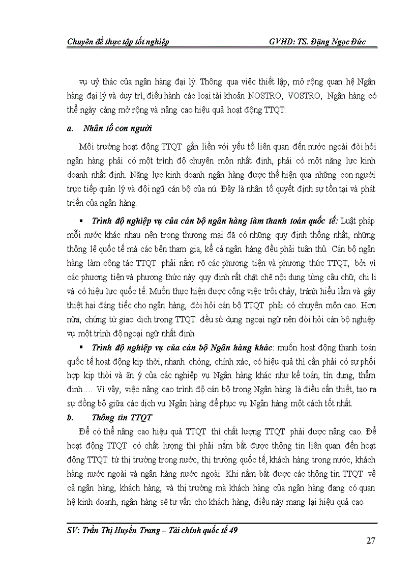 image for page Giải pháp nâng cao hiệu quả hoạt động thanh thanh toán quốc tế tại Chi nhánh ngân hàng nông nghiệp và phát triển nông thôn Tây Hà Nội
