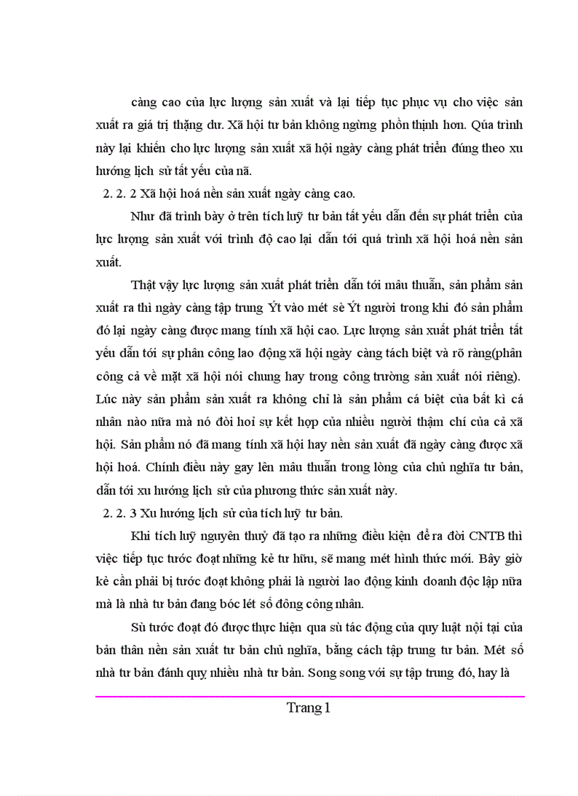 image for page Vai trò của tích luỹ tư bản trong quá trình hình thành và phát triển kinh tế tư bản chủ nghĩa