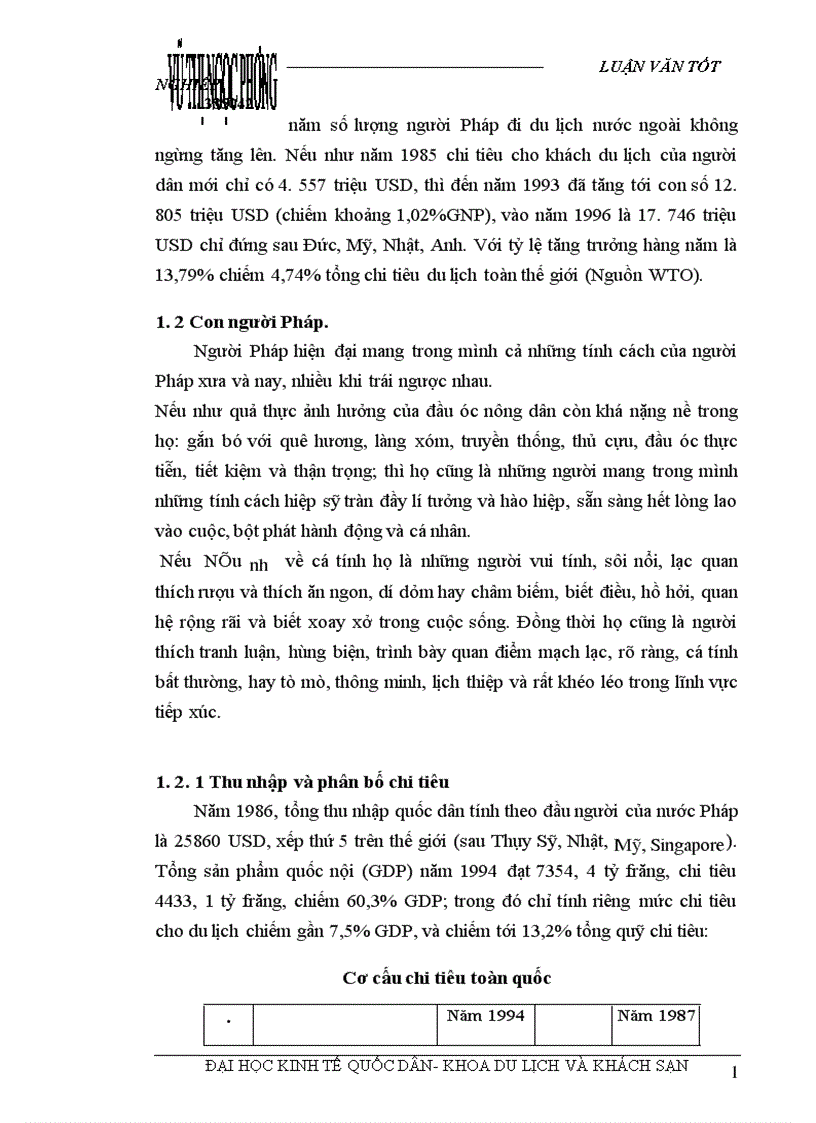 image for page Các giải pháp nhằm duy trì và mở rộng thị trường khách du lịch là người Pháp của Công ty du lịch Việt Nam tại Hà Nội