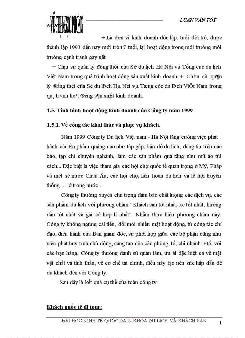 image for page Các giải pháp nhằm duy trì và mở rộng thị trường khách du lịch là người Pháp của Công ty du lịch Việt Nam tại Hà Nội