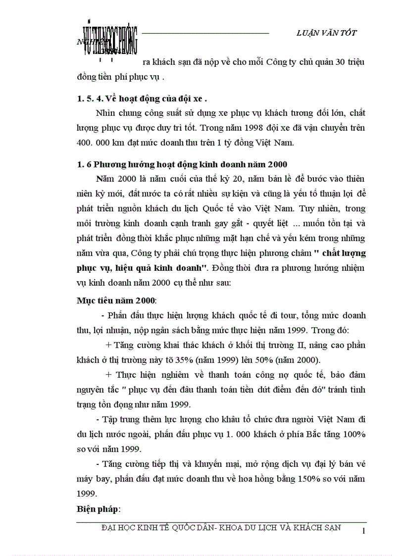 image for page Các giải pháp nhằm duy trì và mở rộng thị trường khách du lịch là người Pháp của Công ty du lịch Việt Nam tại Hà Nội