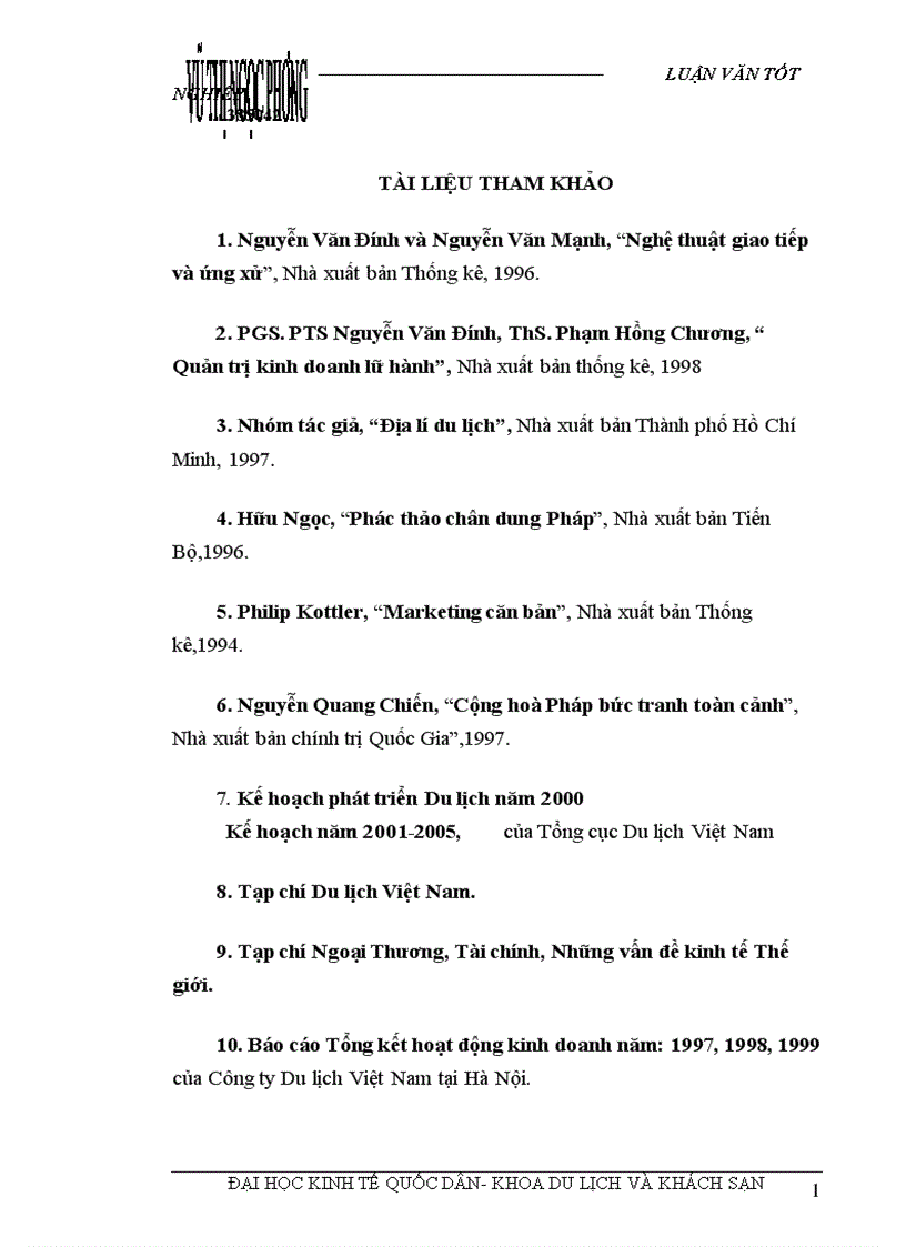 image for page Các giải pháp nhằm duy trì và mở rộng thị trường khách du lịch là người Pháp của Công ty du lịch Việt Nam tại Hà Nội