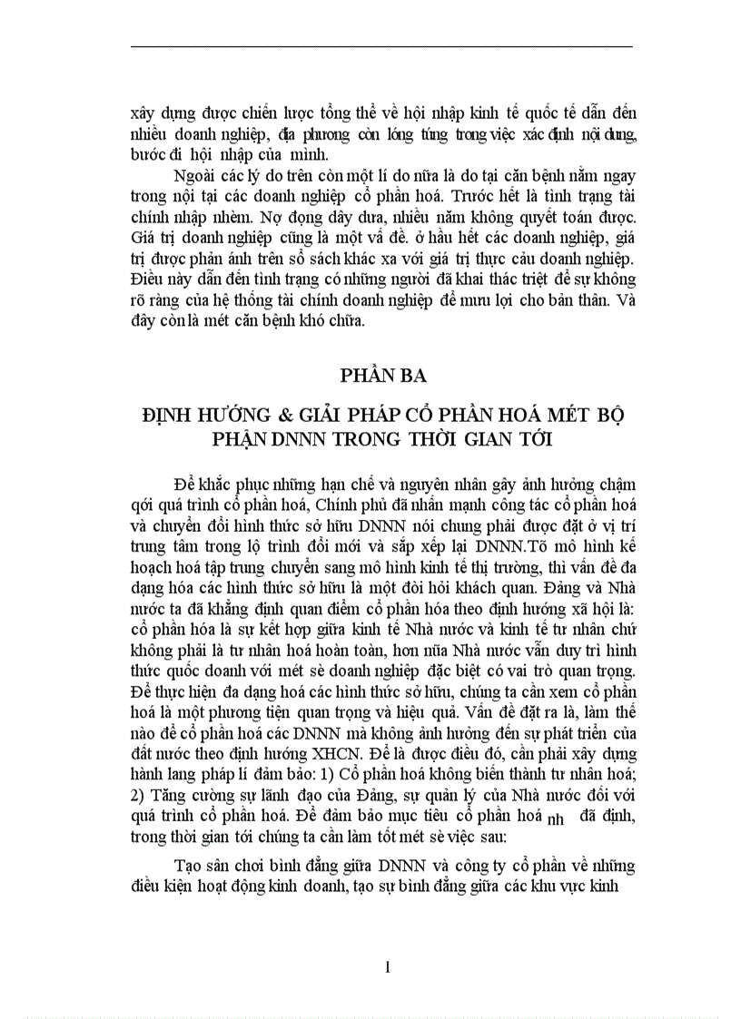 image for page Đẩy mạnh cổ phần hoá một bộ phận của Doanh nghiệp Nhà nước ở Việt Nam