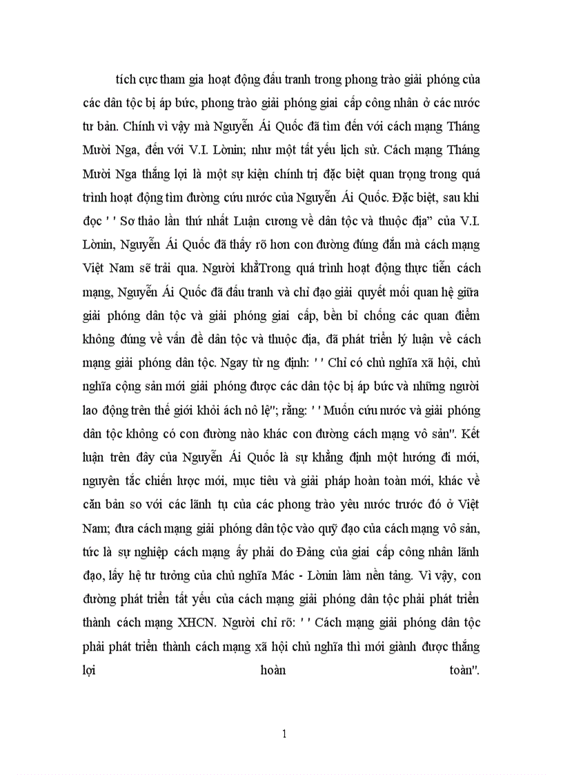 image for page Tư tưởng biện chứng của Hồ Chí Minh về mối quan hệ giữa vấn đề dân tộc với vấn đề giai cấp là một trong những nhân tố đảm bảo thành công của cách mạng Việt Nam