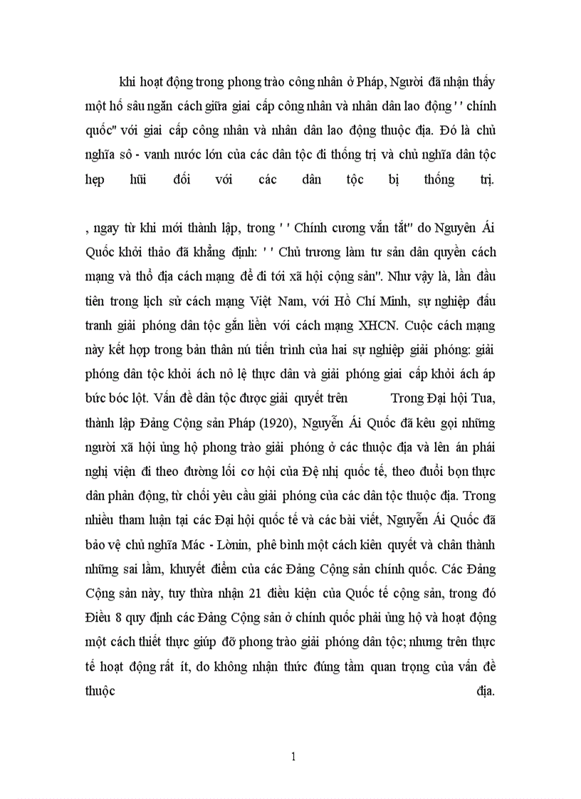 image for page Tư tưởng biện chứng của Hồ Chí Minh về mối quan hệ giữa vấn đề dân tộc với vấn đề giai cấp là một trong những nhân tố đảm bảo thành công của cách mạng Việt Nam