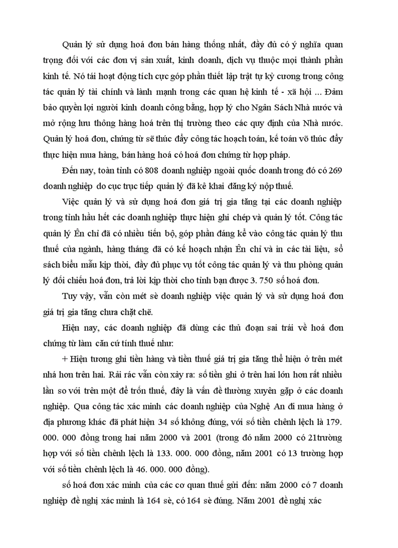 image for page Một số giải pháp tăng cường quản lý thu thuế giá trị gia tăng đối với doanh nghiệp ngoài quốc doanh trên địa bàn tỉnh Nghệ An 1