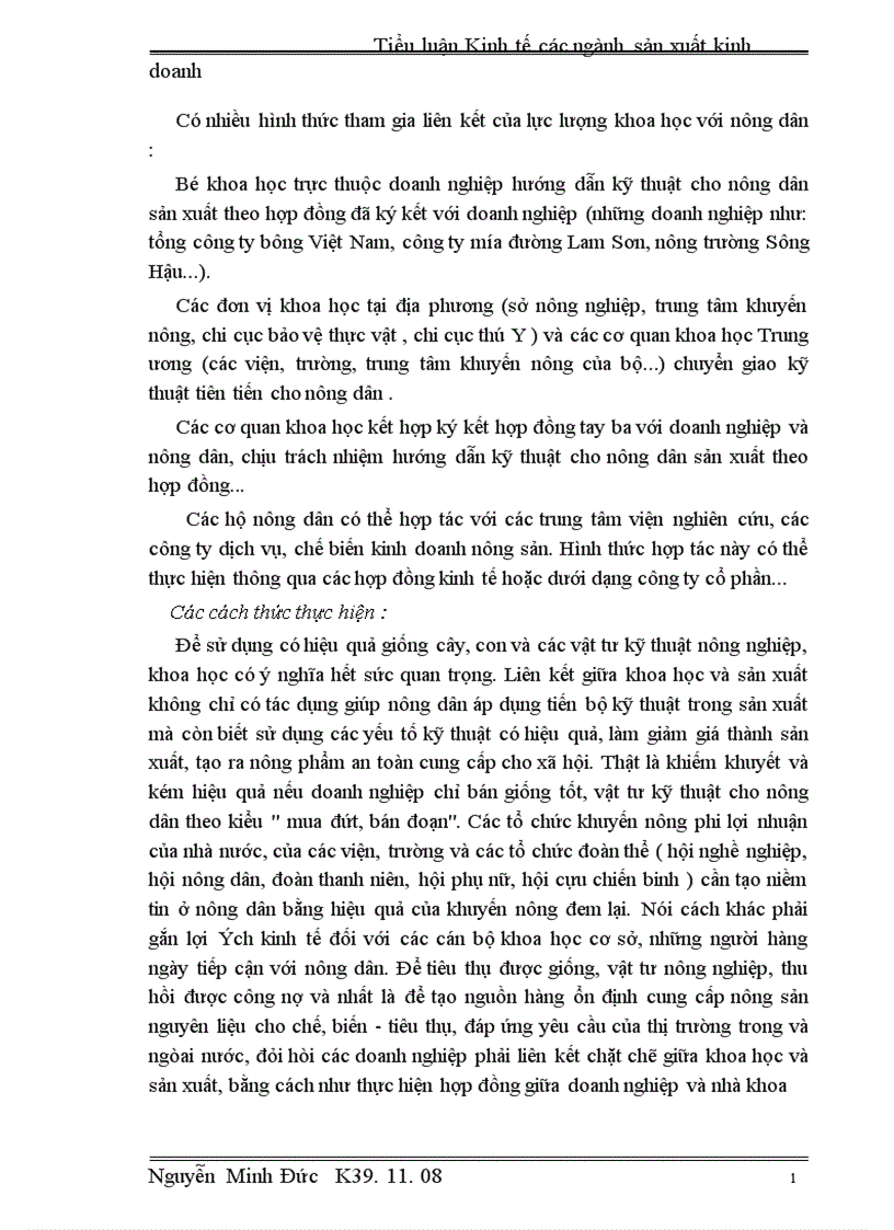 image for page Tăng cường quan hệ liên kết giữa khoa học và sản xuất của hộ gia đình nông dân nước ta