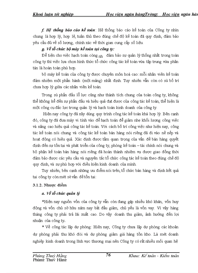 image for page Một số ý kiến nhằm hoàn thiện công tác kế toán bán hàng và xác định kết quả kinh doanh tại công ty TMDV tổng hợp Thanh Vân
