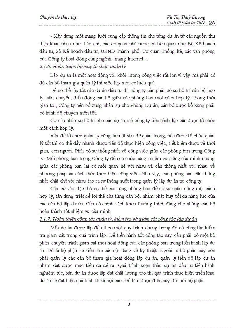 image for page Hoàn thiện công tác lập dự án đầu tư tại Công ty cổ phần Đầu tư và Thương mại Thủ Đô 1