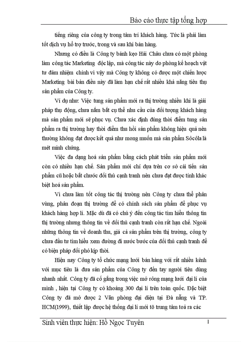 image for page Thực trạng hoạt động kinh doanh của công ty bánh kẹo Hải Châu