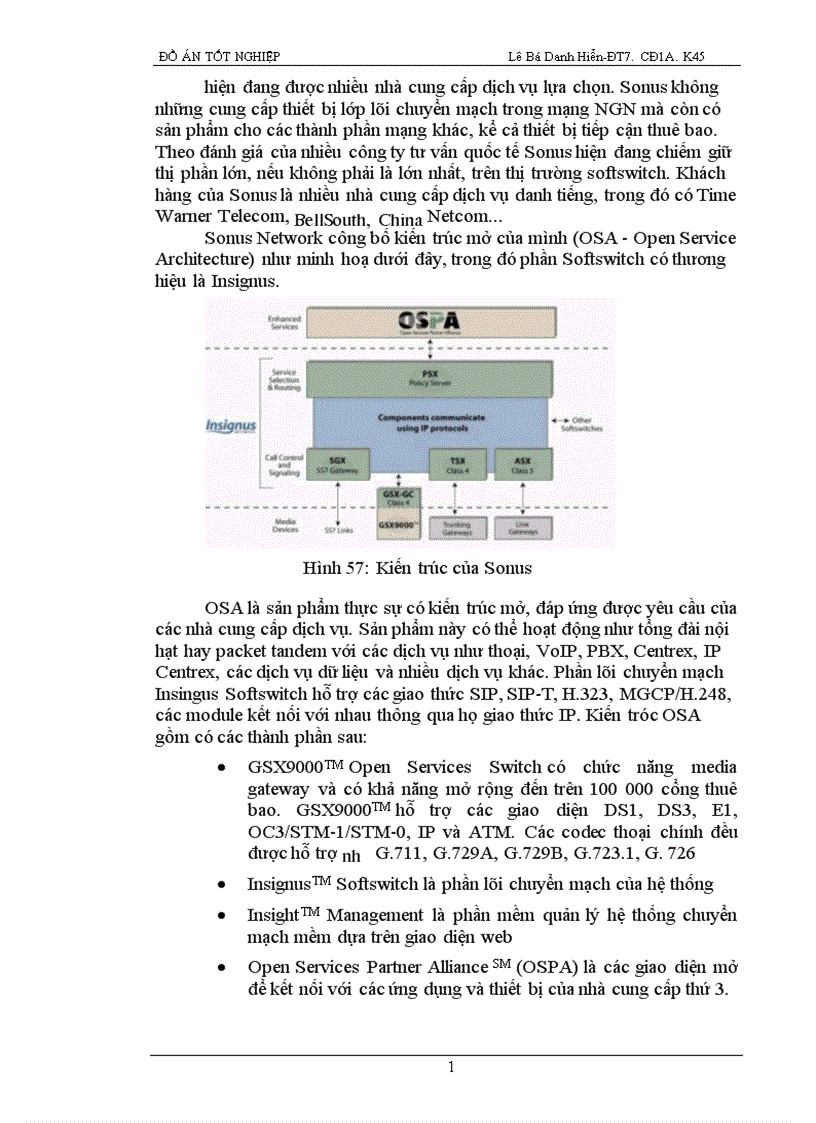 image for page Soft Switch trong NGN