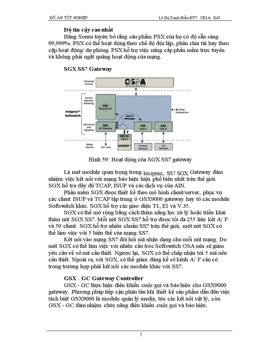 image for page Soft Switch trong NGN