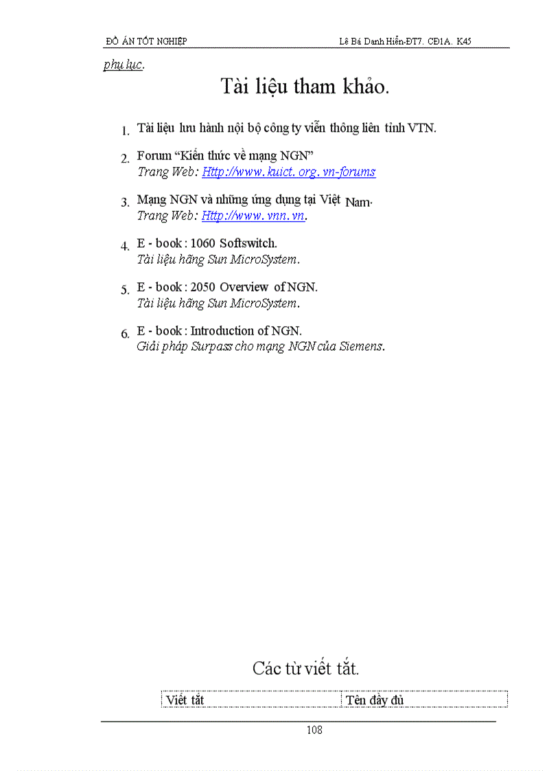 image for page Soft Switch trong NGN