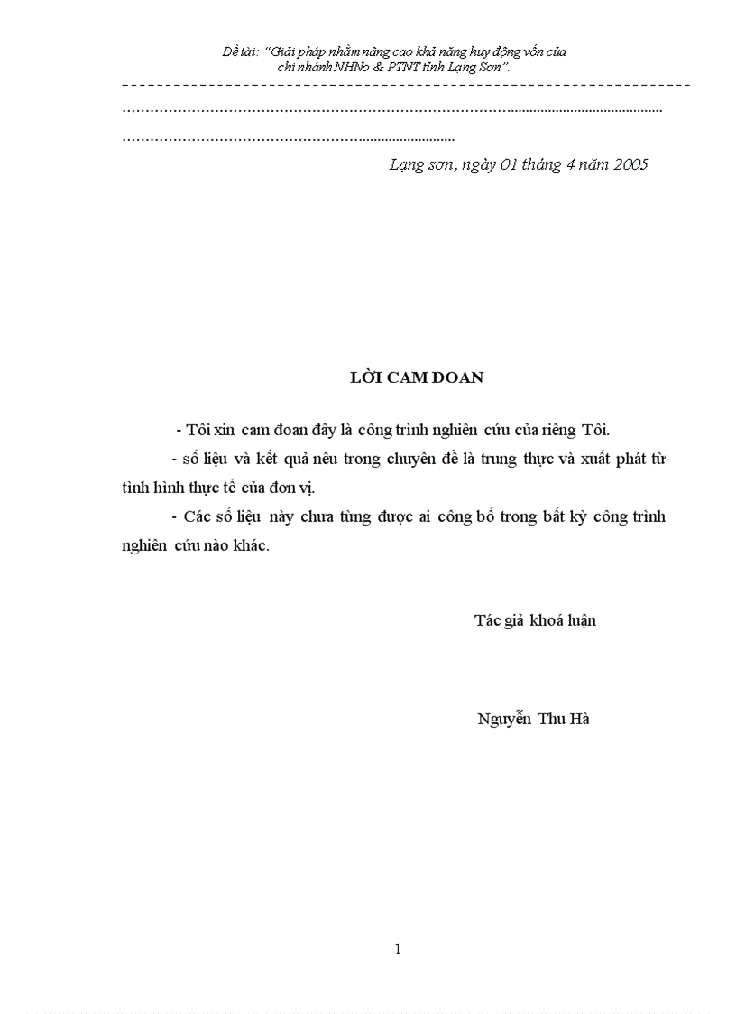 image for page Giải pháp nhằm nâng cao hiệu quả huy động vốn tại chi nhánh NHNo PTNT Tỉnh Lạng Sơn 1