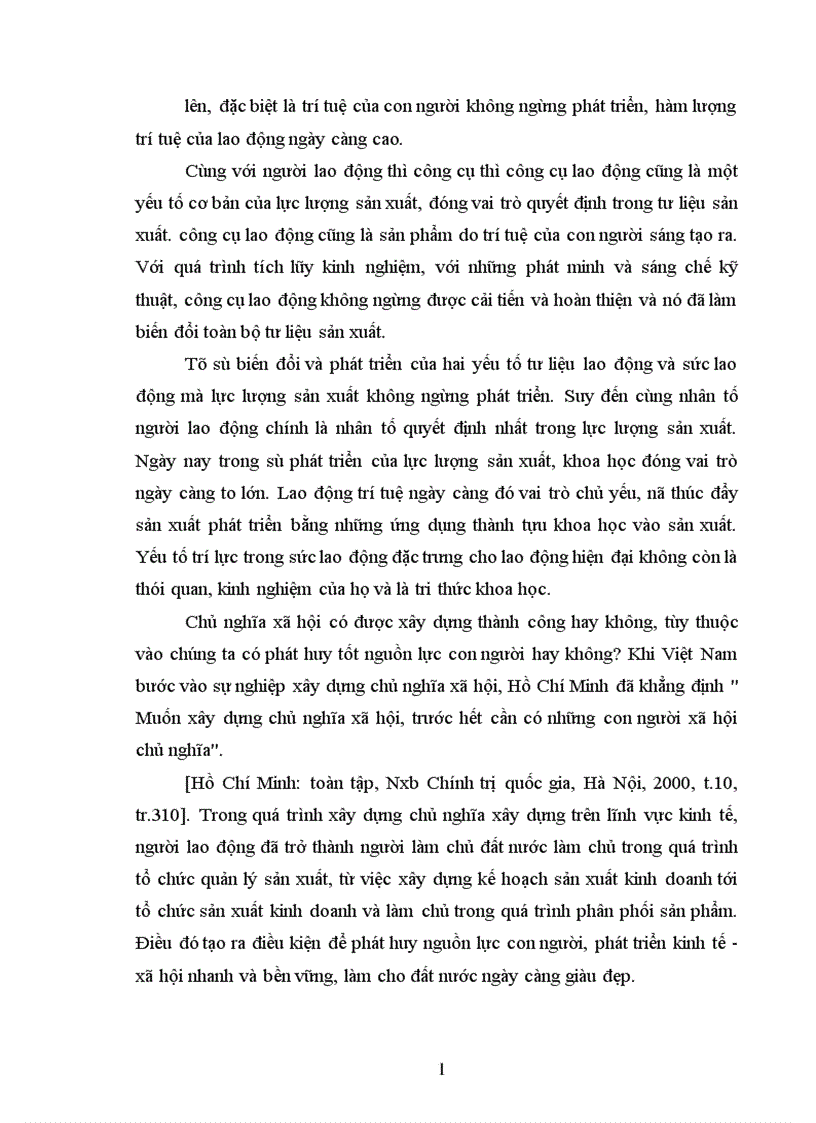 image for page Việc phát triển và sử dụng nguồn nhân lực trong sự nghiệp công nghiệp hóa hiện đại hóa của Việt Nam hiện nay