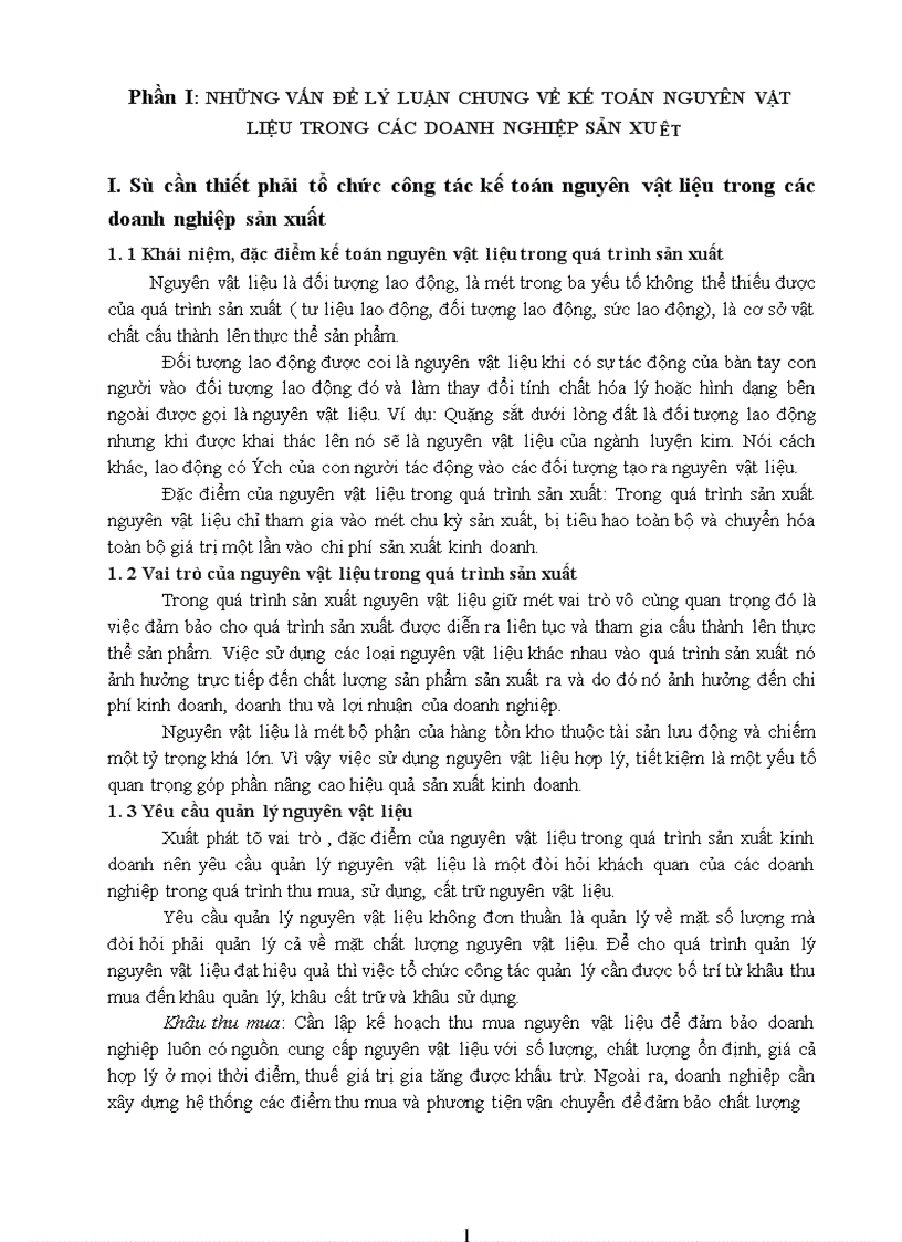 image for page Những vấn đề lý luận chung về kế toán nguyên vật liệu trong các doanh nghiệp sản xuất