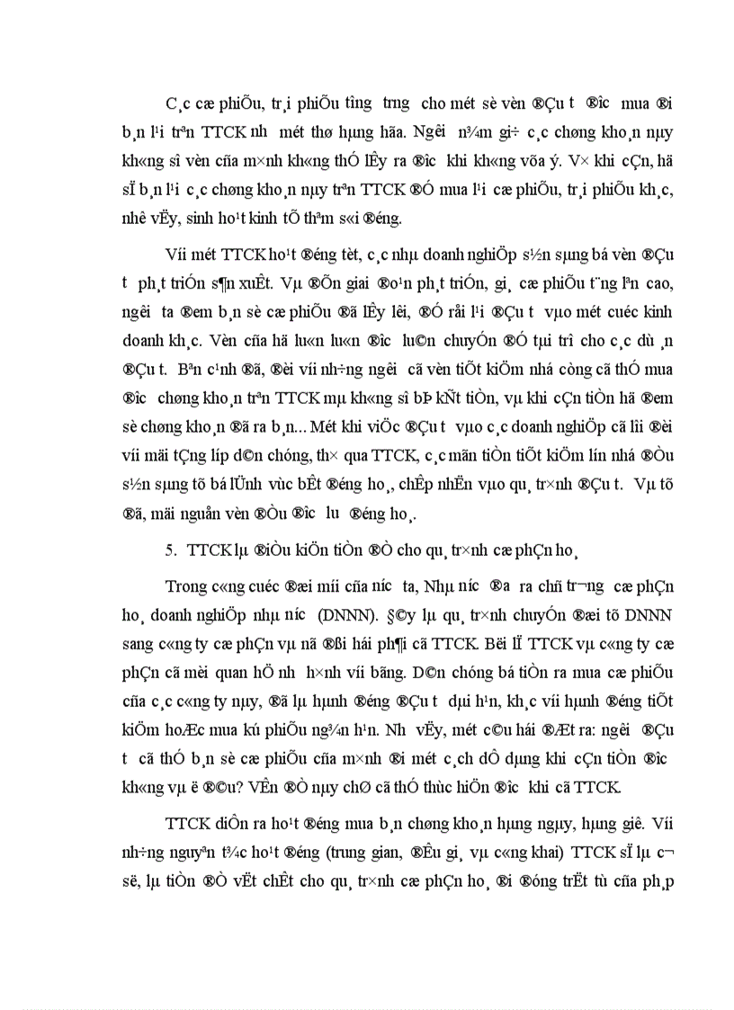 image for page Thị trường chứng khoán và vai trò của hệ thống ngân hàng thương mại trong thị trường chứng khoán