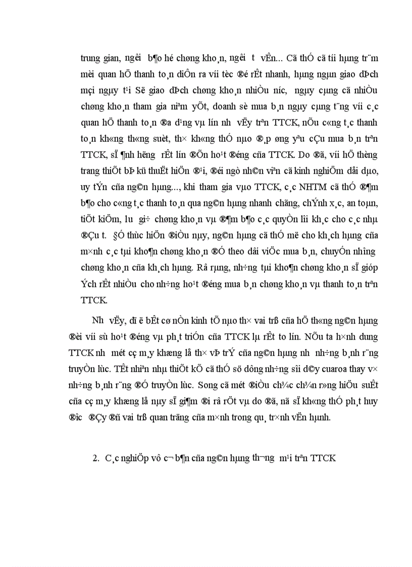 image for page Thị trường chứng khoán và vai trò của hệ thống ngân hàng thương mại trong thị trường chứng khoán