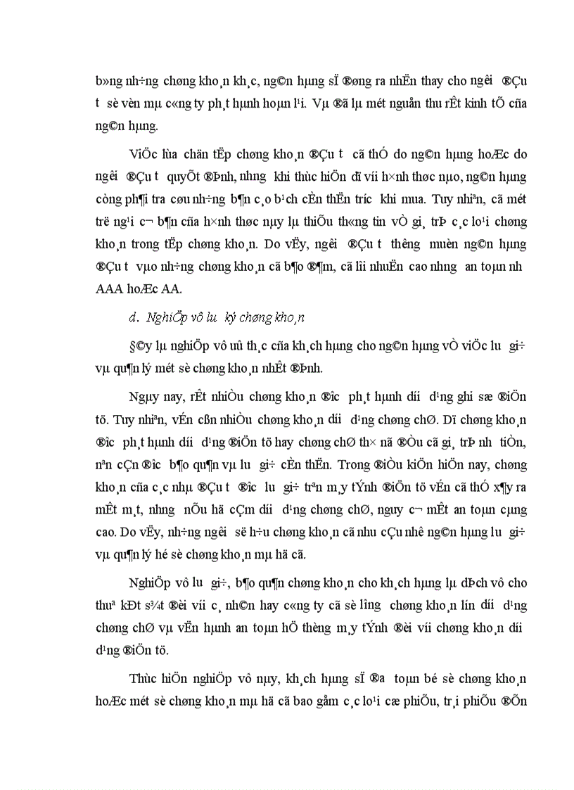 image for page Thị trường chứng khoán và vai trò của hệ thống ngân hàng thương mại trong thị trường chứng khoán