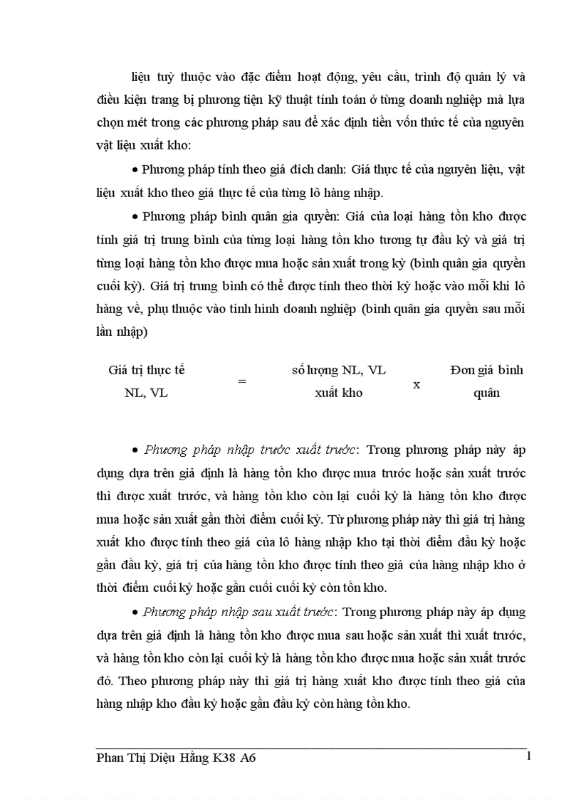 image for page Công tác kế toán nguyên vật liệu tại Công ty Rượu Hà Nội 1