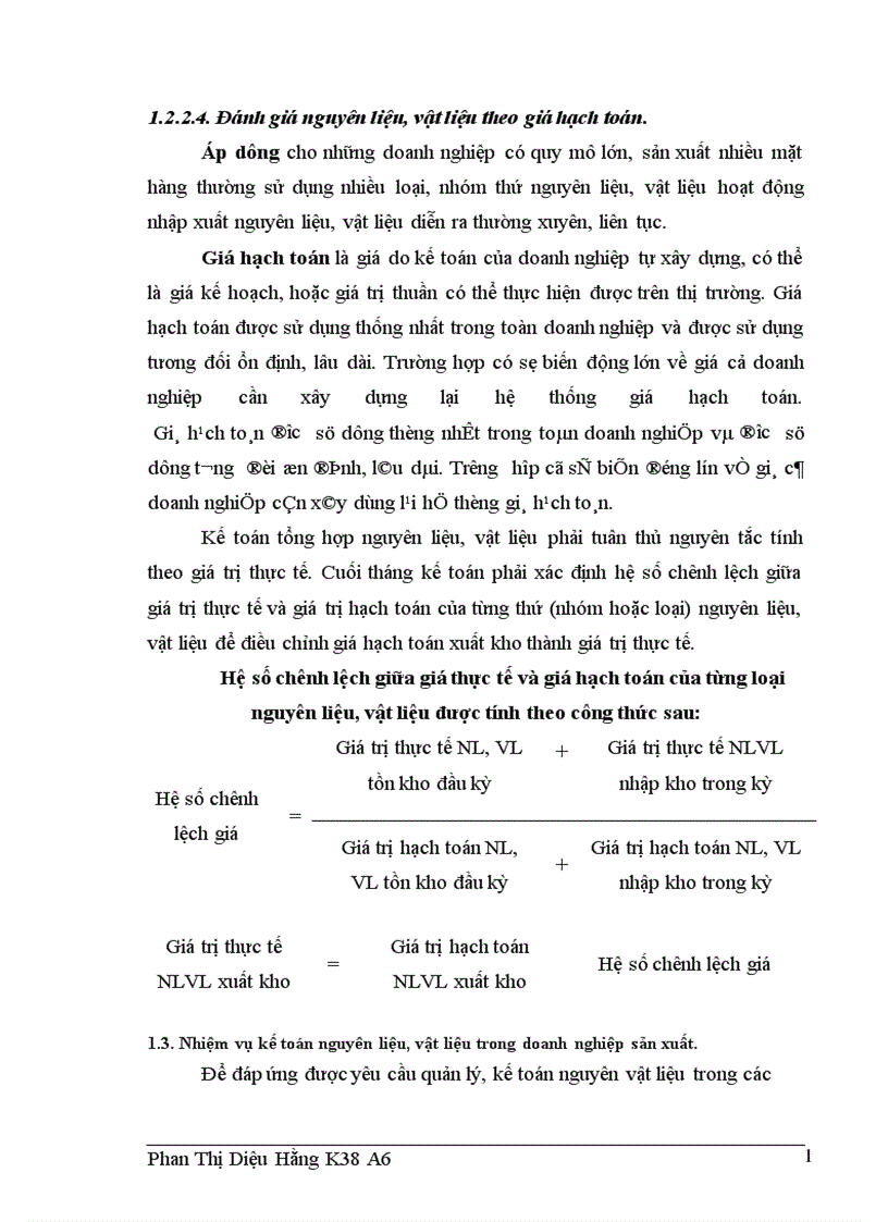 image for page Công tác kế toán nguyên vật liệu tại Công ty Rượu Hà Nội 1