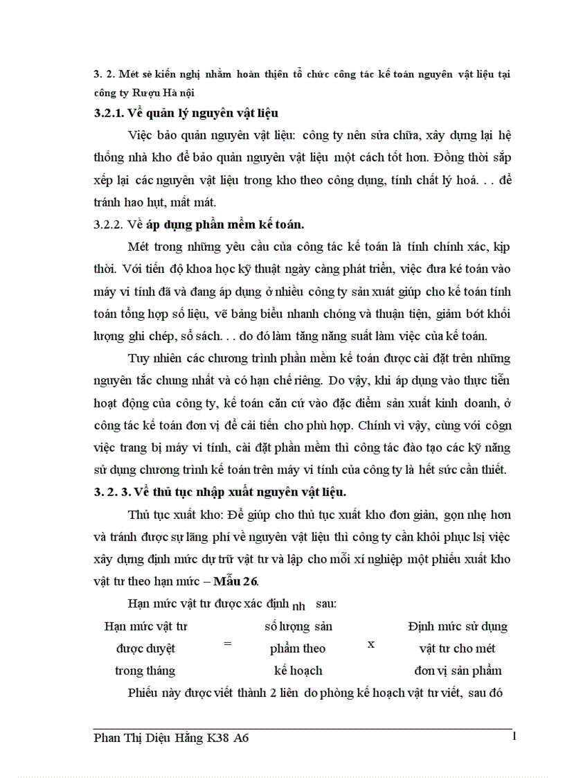 image for page Công tác kế toán nguyên vật liệu tại Công ty Rượu Hà Nội 1