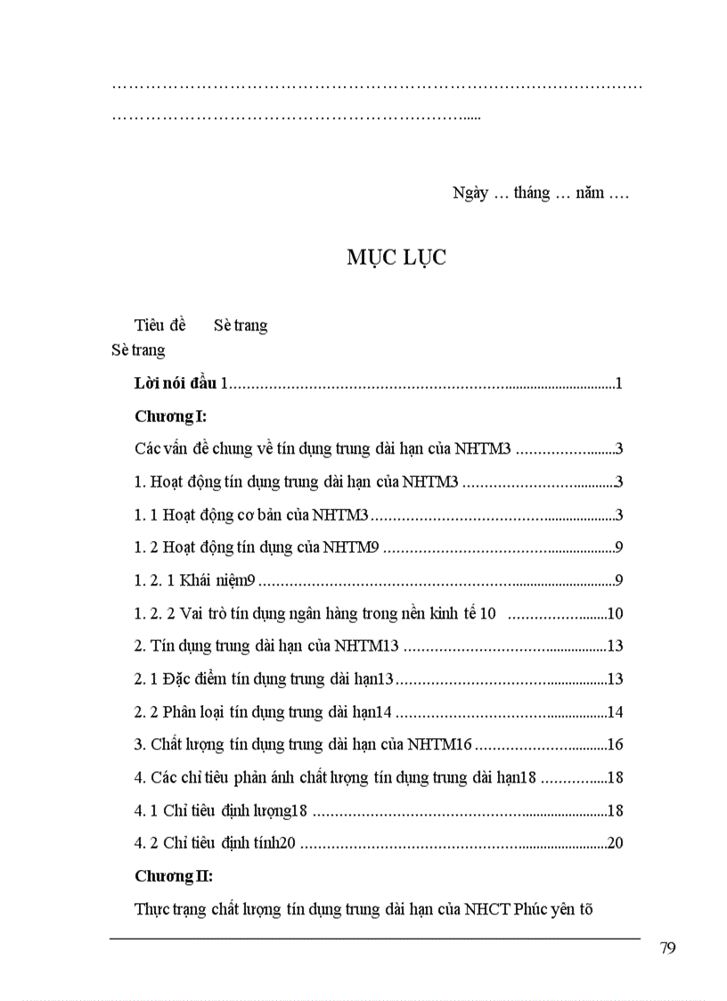 image for page Một số giải pháp nâng cao chất lượng tín dụng trung dài hạn tại Ngân hàng Công thương Phúc Yên 1
