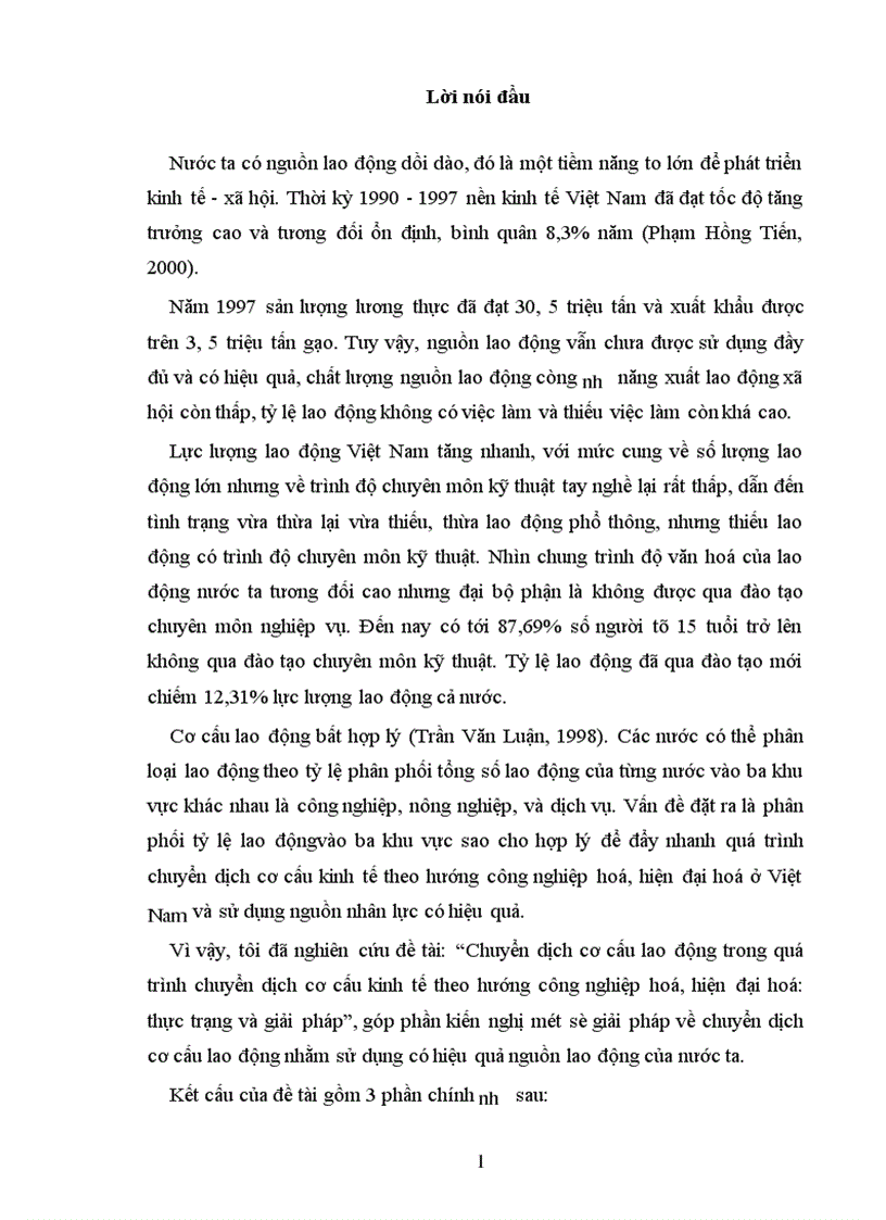 image for page Chuyển dịch cơ cấu lao động trong quá trình chuyển dịch cơ cấu kinh tế theo hướng công nghiệp hoá hiện đại hoá thực trạng và giải pháp