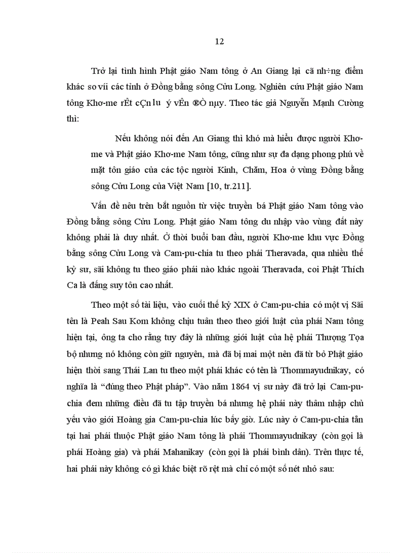 image for page Phật giáo Nam Tông và ảnh hưởng của nó đối với đời sống tinh thần người Khơ me ở An Giang hiện nay 1