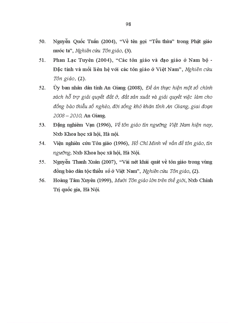 image for page Phật giáo Nam Tông và ảnh hưởng của nó đối với đời sống tinh thần người Khơ me ở An Giang hiện nay 1