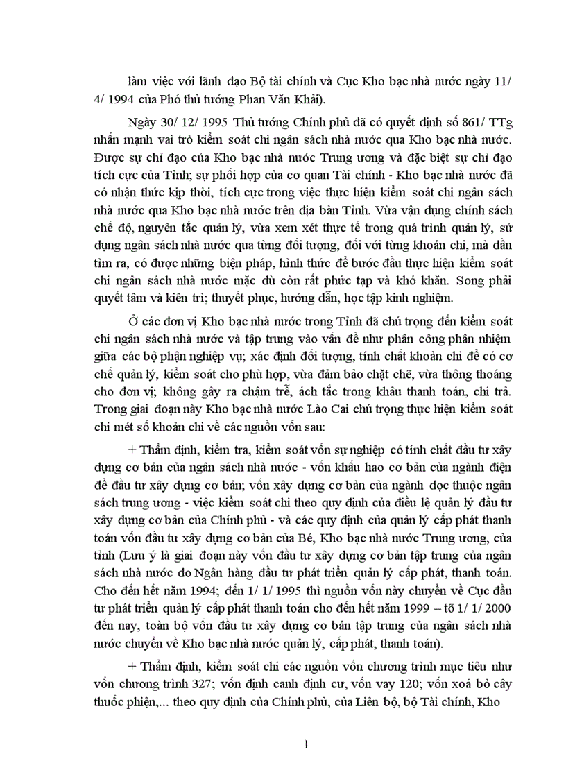 image for page Quản lý ngân sách nhà nước qua hệ thống Kho bạc nhà nước ở Lào Cai